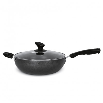 Non Stick Powder Coating Wok with Bakelite Long Handle